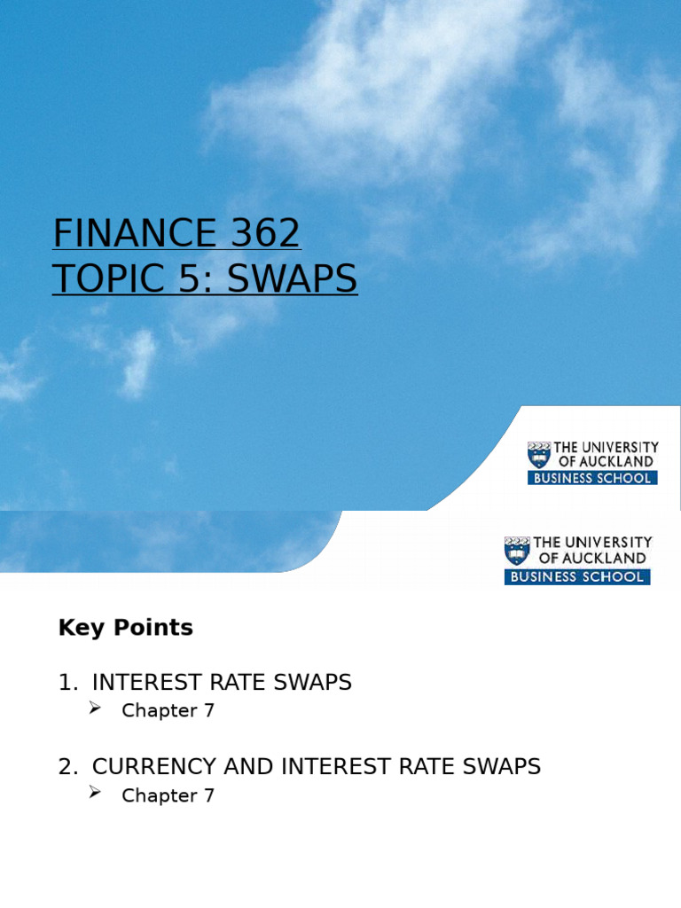 Understanding Interest Rate and Currency Swaps | PDF | Swap (Finance ...