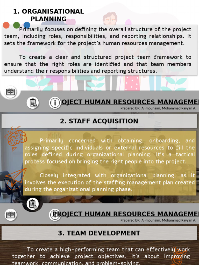 6) AL MOUNAIM M. Project Human Resources Management | PDF
