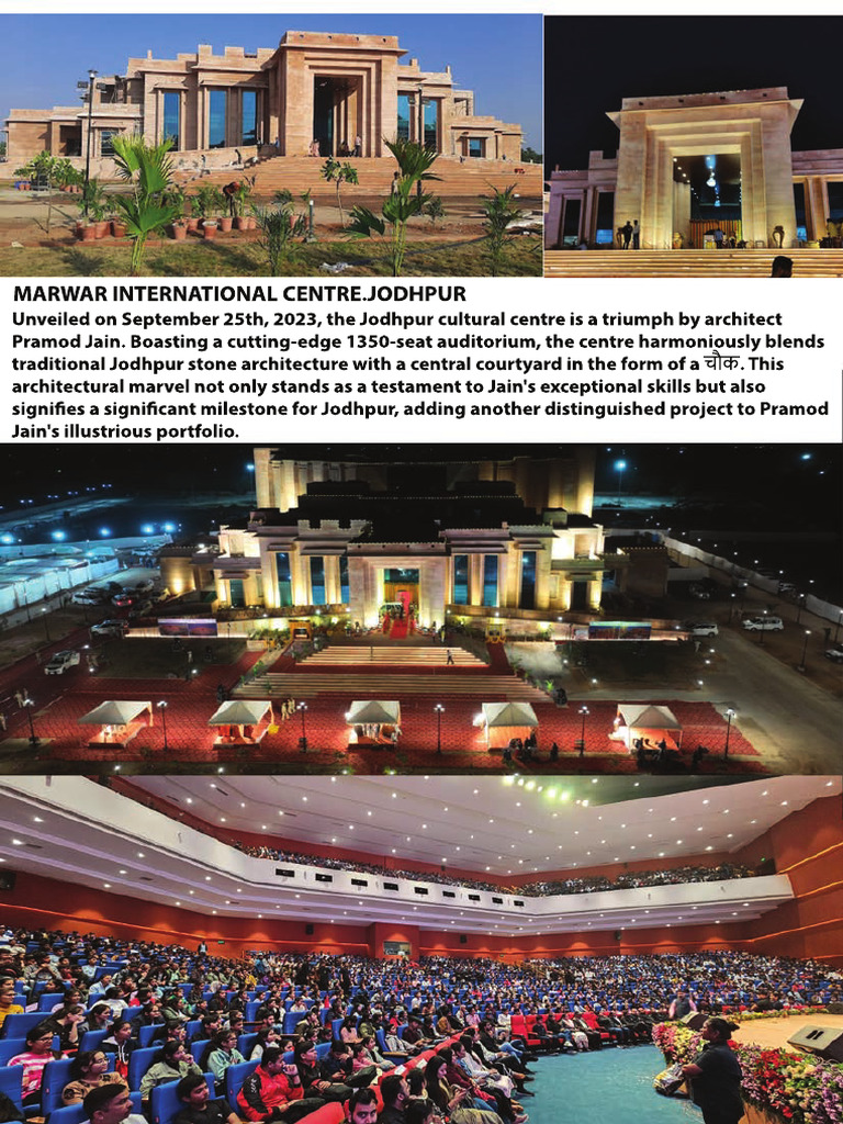 Jodhpur's Marwar International Centre | PDF