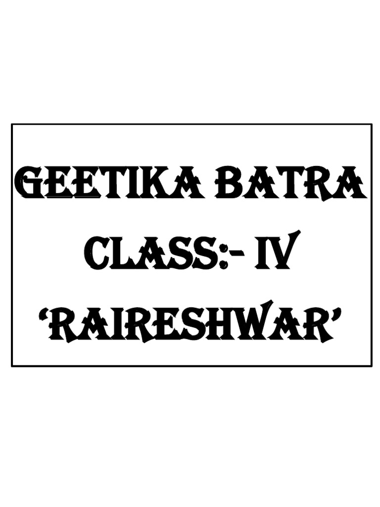 Register Format | PDF