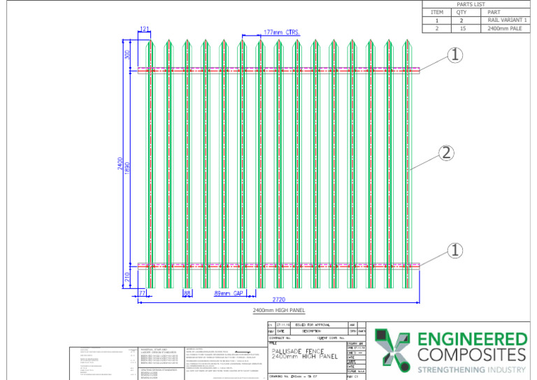 2400mm High Fence Panel Specifications | PDF | Engineering Tolerance ...