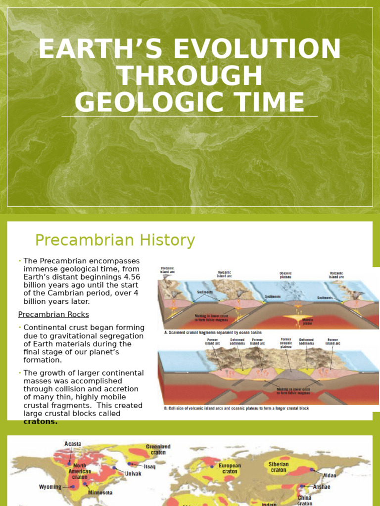 Earth S Geologic Evolution Overview Pdf Homo Continent