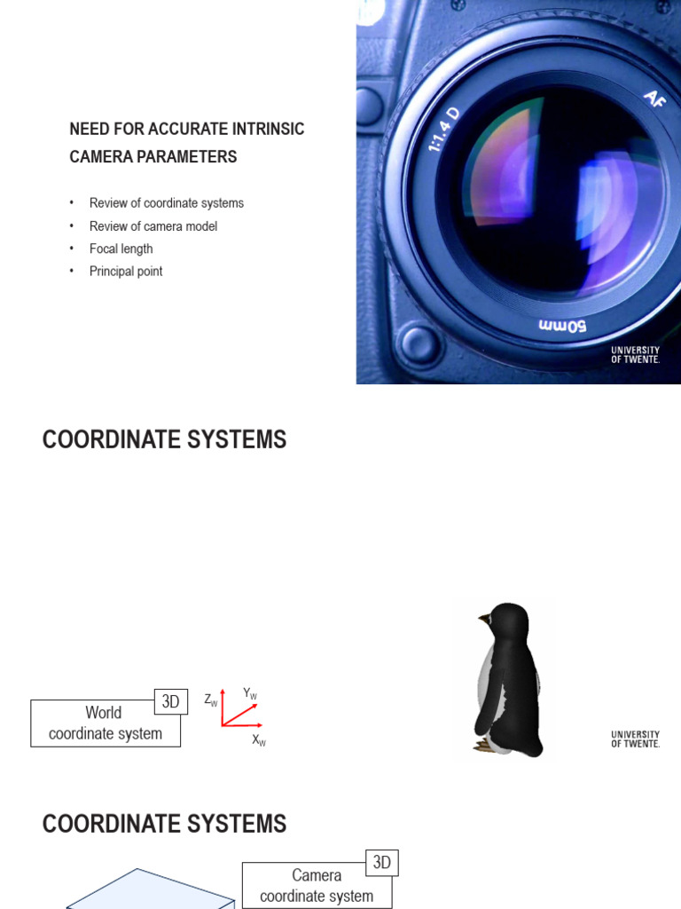 Intrinsic Camera Parameters Overview | PDF | Pixel | Camera