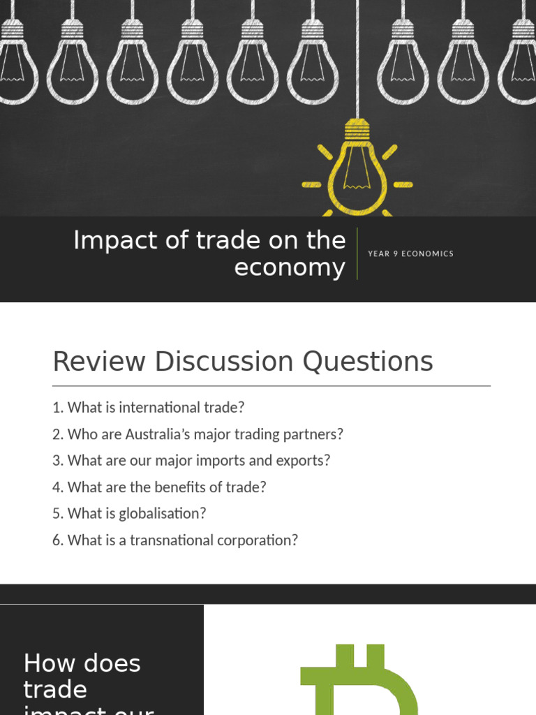 Trade's Economic Impact in Australia | PDF