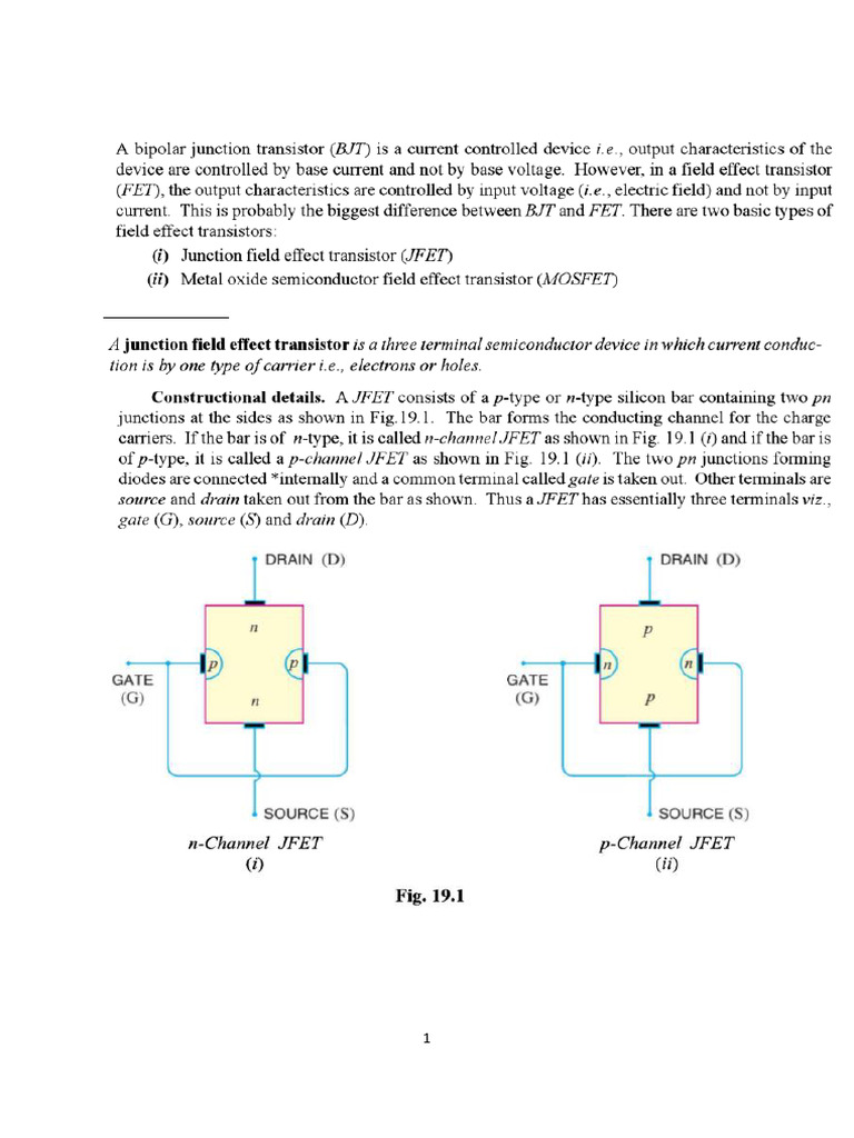 Field Effect Transistors - 092158 | PDF | Field Effect Transistor | Mosfet