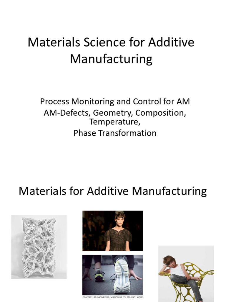 Materials Science For Additive Manufacturing | PDF | 3 D Printing ...