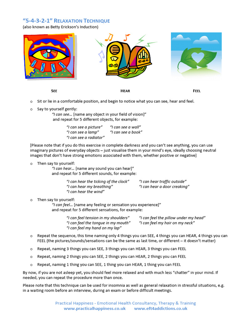 1) 5-4-3-2-1-Relaxation-technique | PDF | Relaxation (Psychology ...