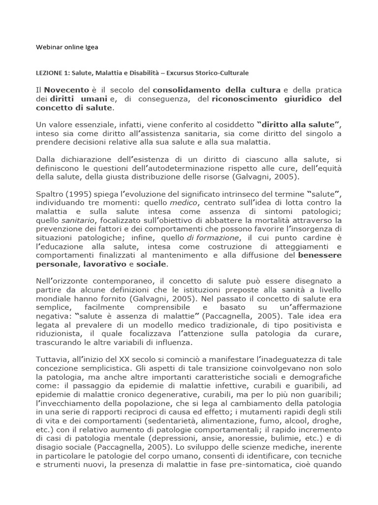 Dal Modello Biomedico Al Modello Biopsicosociale | PDF