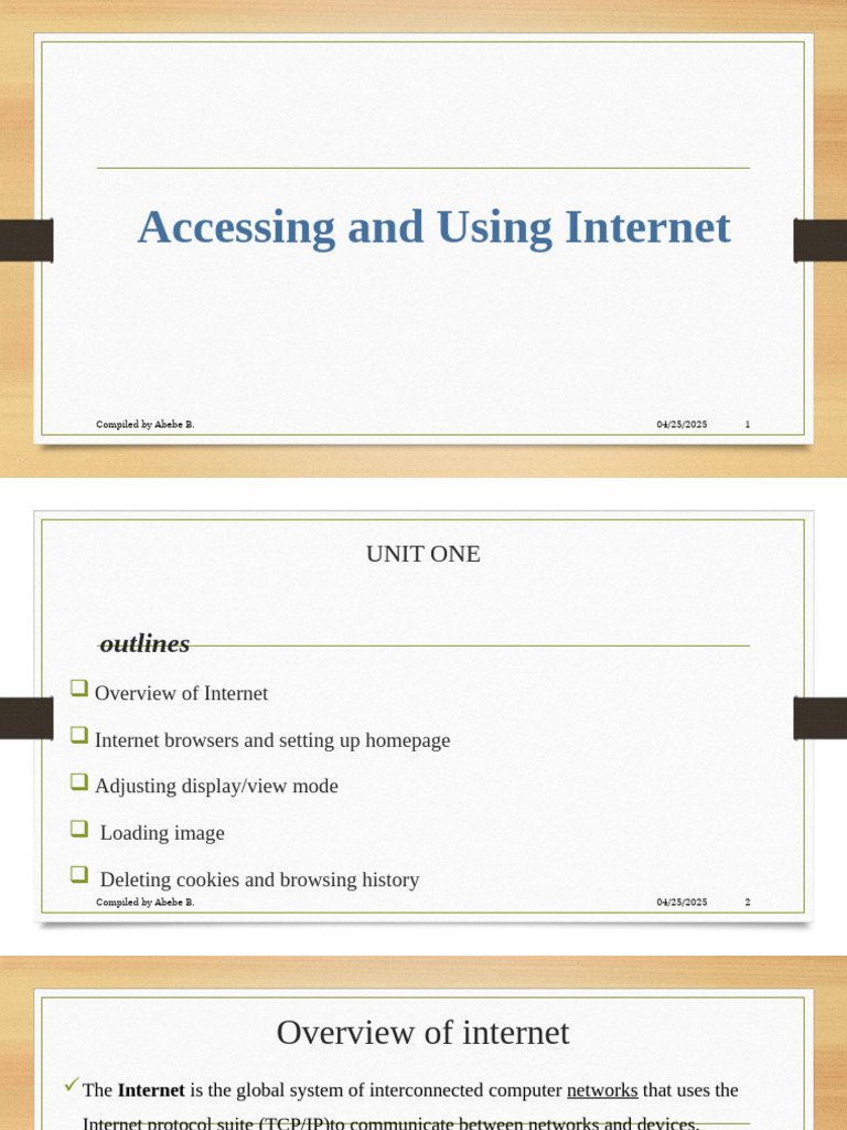 Internet Basics: Browsers and Usage Guide | PDF | World Wide Web ...