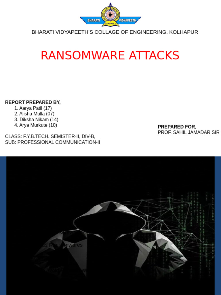 Ransomware Attack | PDF