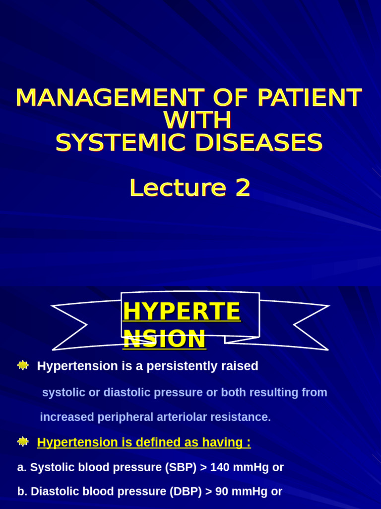 Understanding Hypertension: Causes & Management | PDF | Hypertension ...