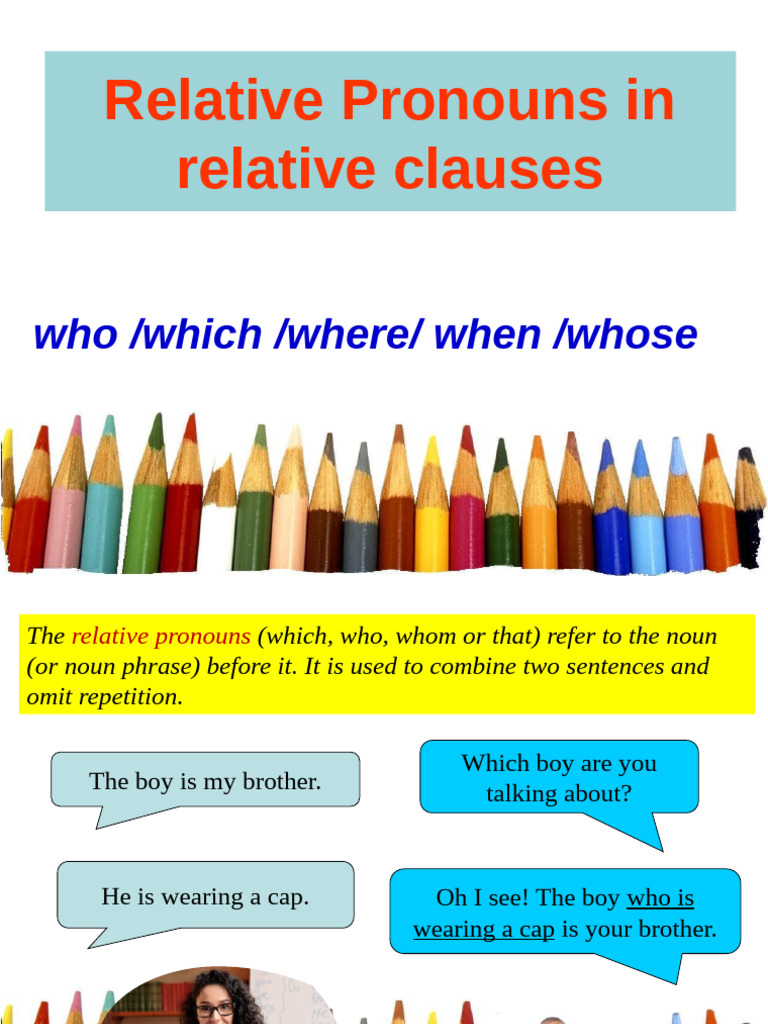 Understanding Relative Pronouns | PDF | Languages | Foreign Language ...