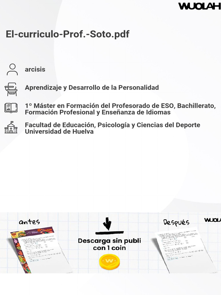 Aprendizaje y Desarrollo Curricular | PDF | Plan de estudios | Aprendizaje