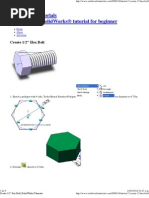 Download Create 1_2 Hex Bolt _ SolidWorks Tutorials by andres_palacios_1433 SN85398408 doc pdf