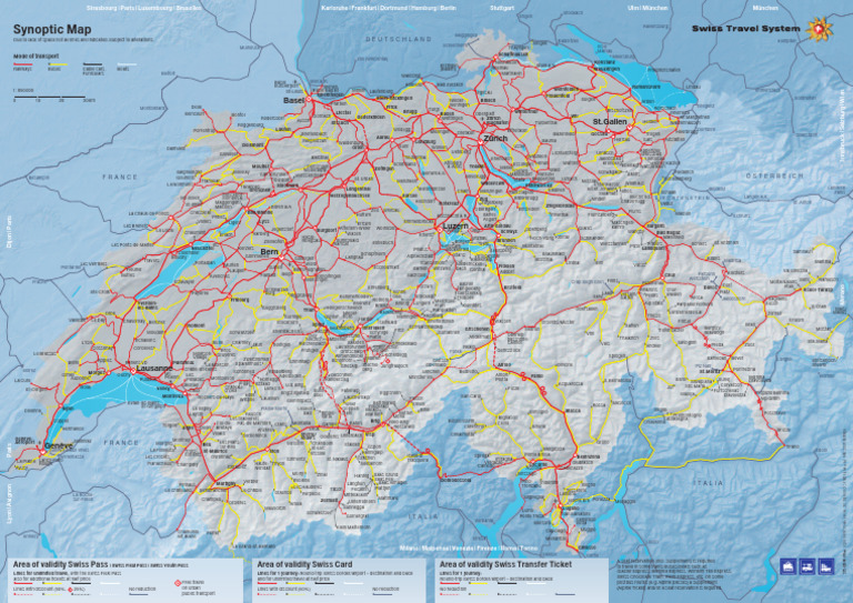 Swiss Rail Map | PDF