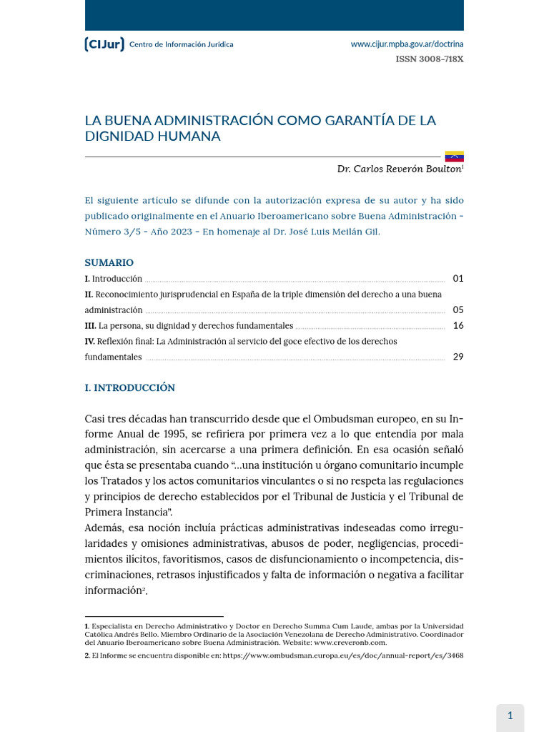 Dr._Carlos_Reverón_Boulton_-_La_buena_administración_9-4 | PDF ...