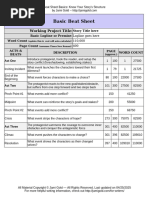 Romance Beat Sheet Guide by Jami Gold | PDF