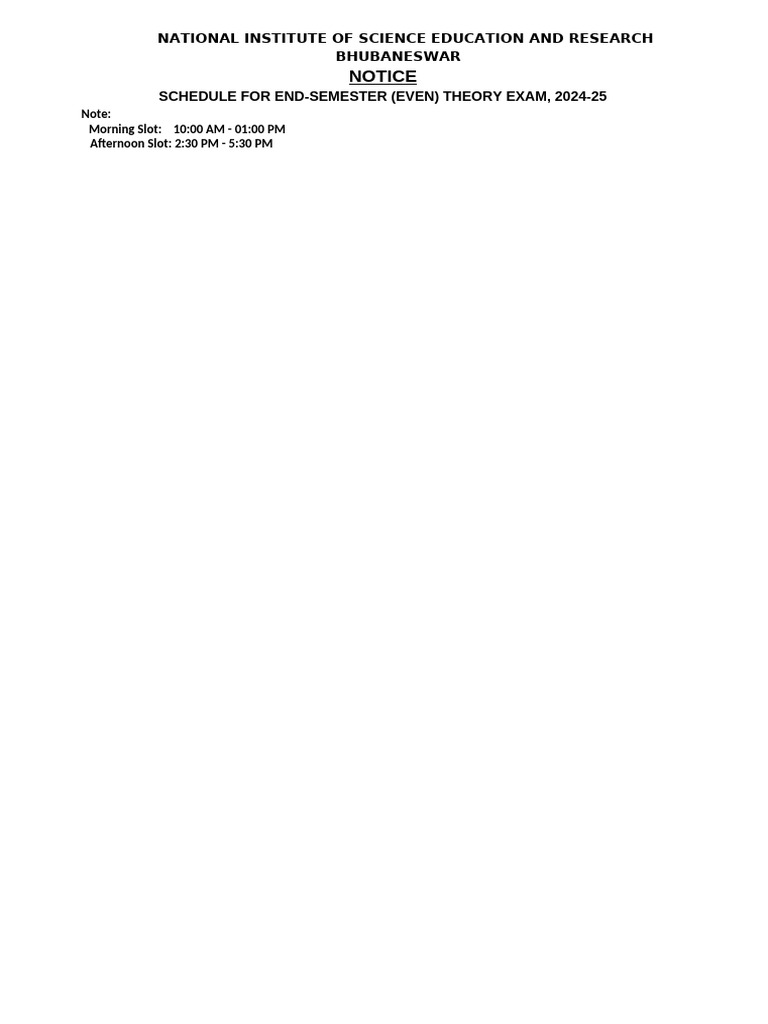 End Sem Exam - 2024-25 Even Sem - 17.04.2025 | PDF