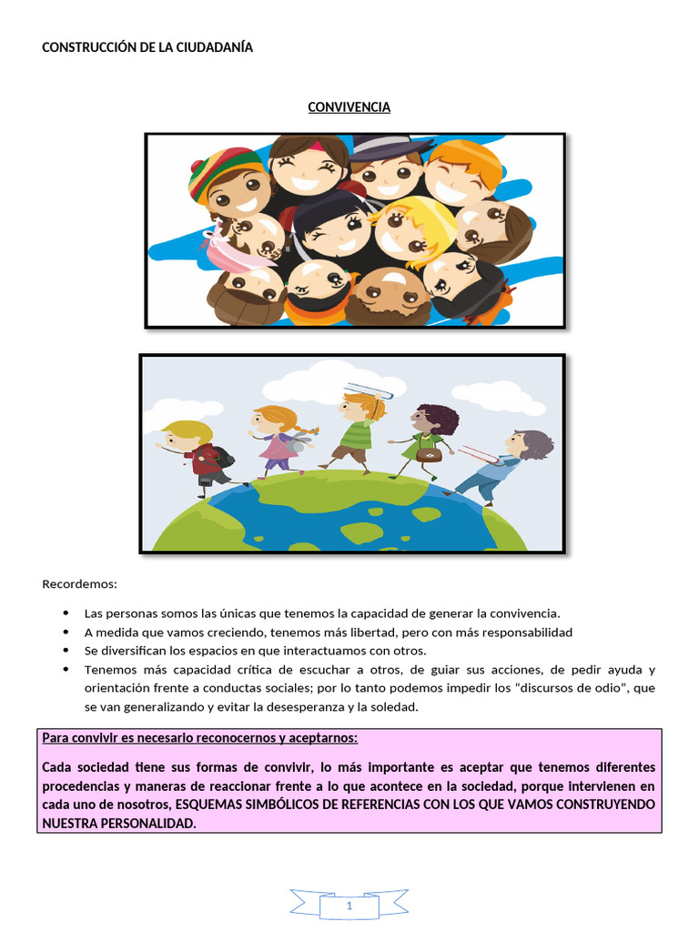 Convivencia Escolar y Respeto 2024 | PDF | Aprendizaje | Escuelas