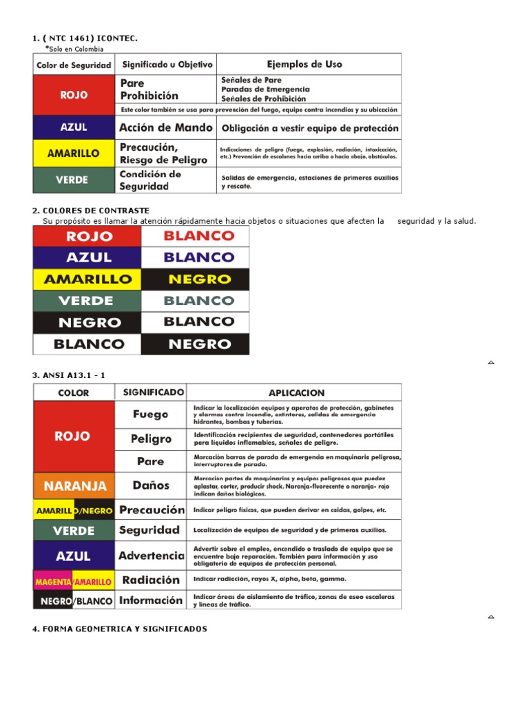 NTC 1461 | PDF | Color | Naturaleza