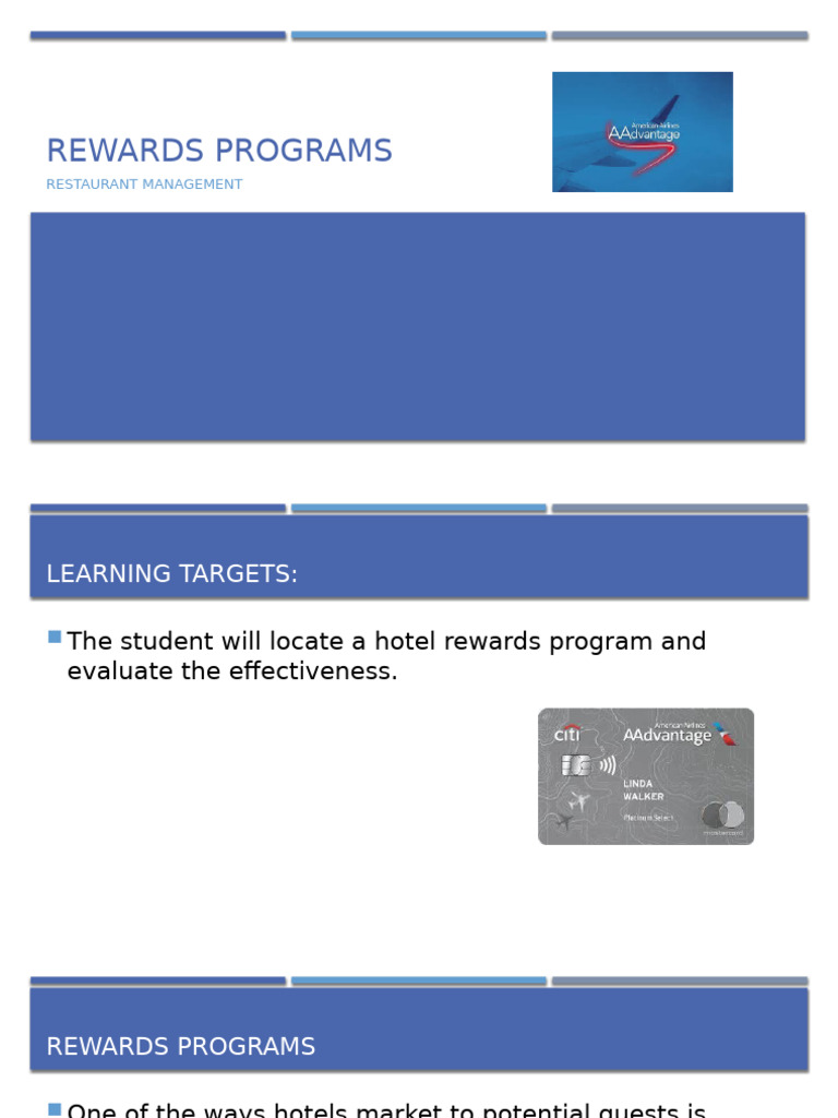 Rewards Programs | PDF
