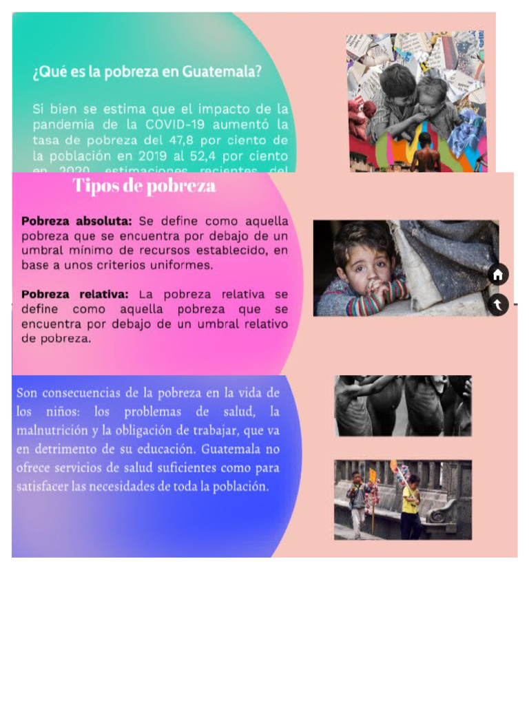 Causas y efectos de la pobreza en Guatemala | PDF | Pobreza | Pobreza e ...