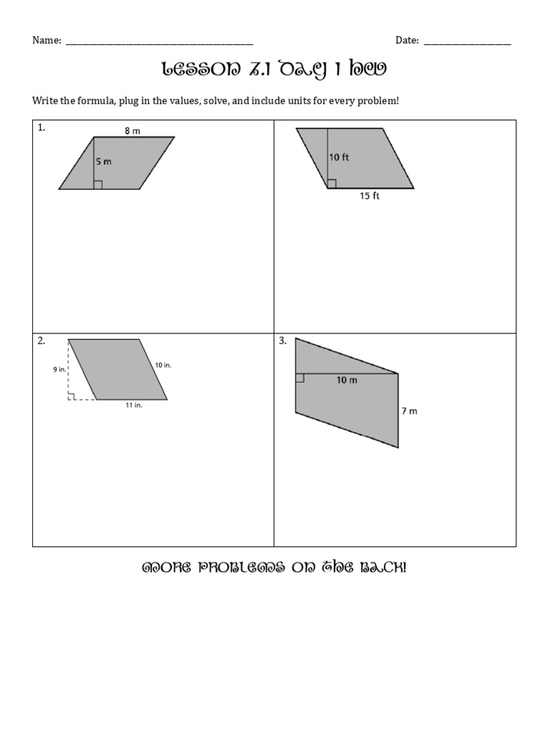 Lesson+7.1+Day+1+HW+2024 | PDF