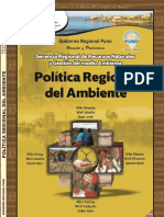 Politica Ambiental Regional 2011