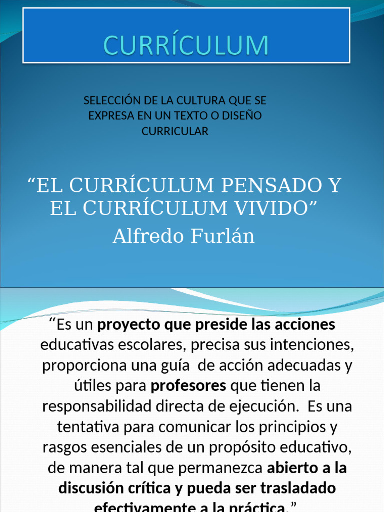 Elementos del Currículum Educativo | PDF | Plan de estudios | Enseñando