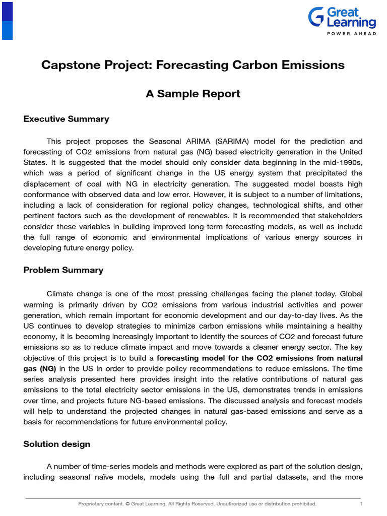 Carbon+Emission+ +Final+Report+ | PDF | Autoregressive Integrated ...