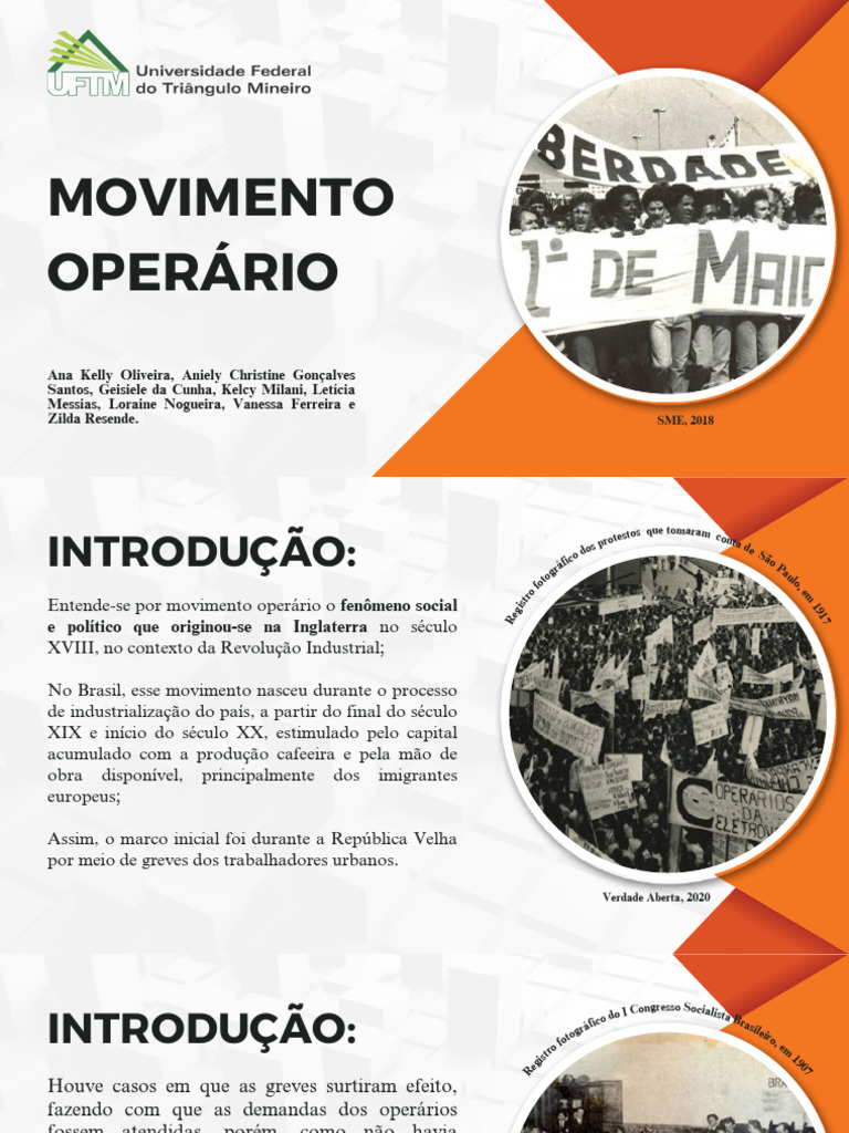 História do Movimento Operário no Brasil | PDF | Sindicato | Greve