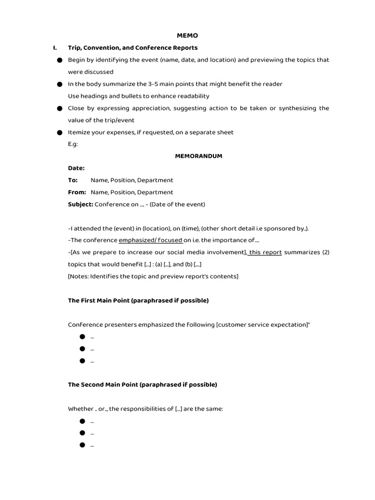 Event Report and Memo Template Guide | PDF | Statistics