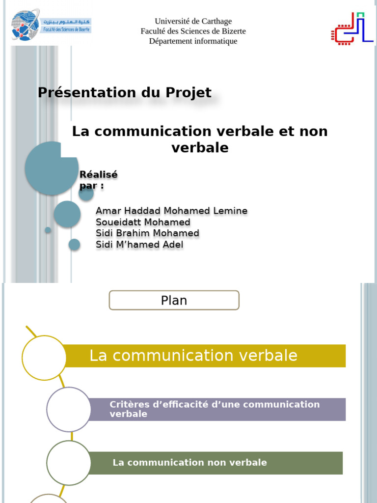 Communication verbale et non verbale | PDF | Communication non verbale ...
