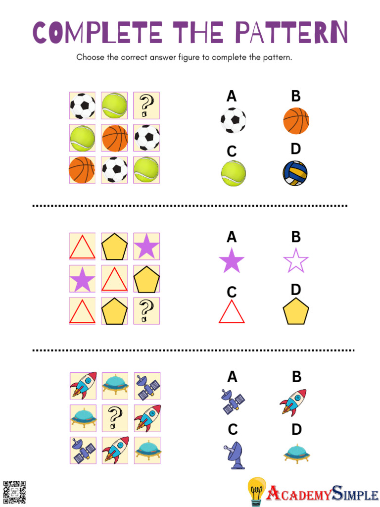 Pattern Sequence Puzzle 2 | PDF