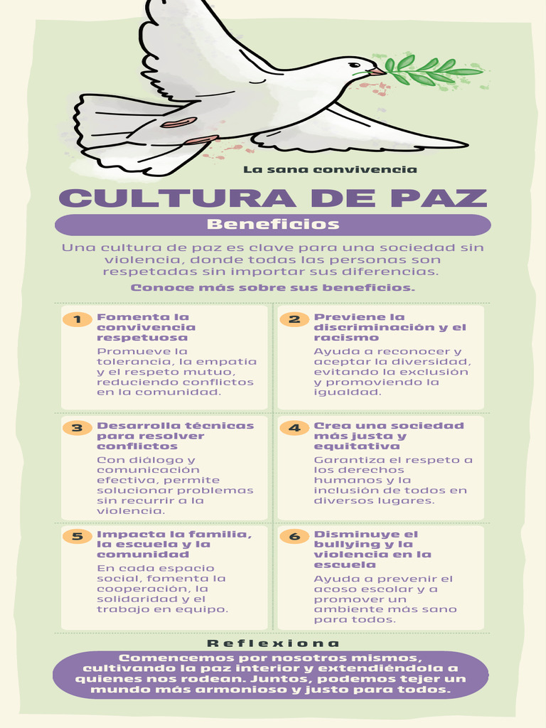 Beneficios de la Cultura de Paz | PDF