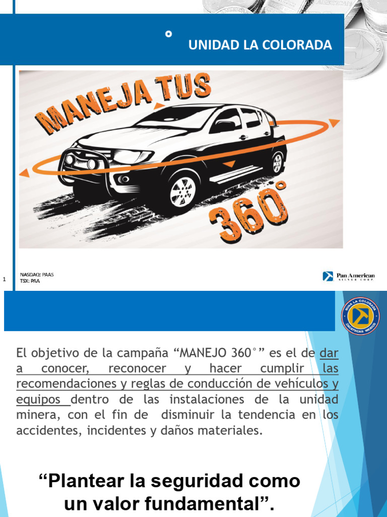 Manejo Seguro de Vehículos Mineros | PDF