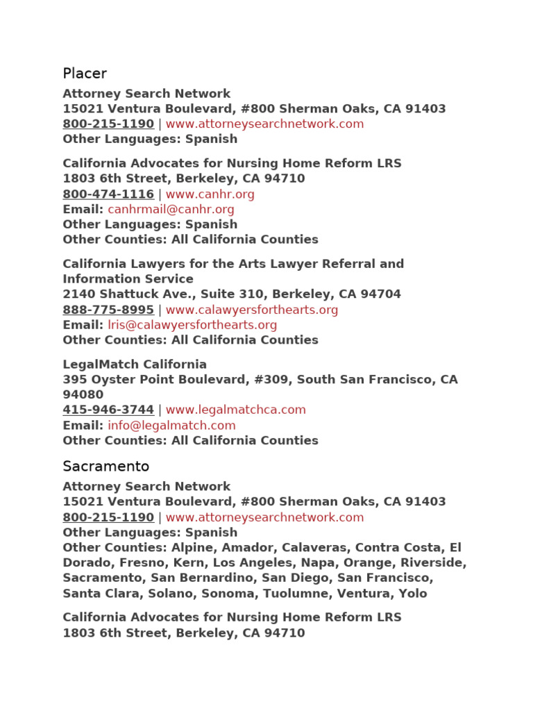 Legal Services Referral | PDF