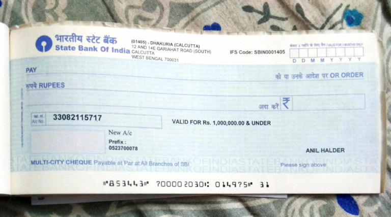 SBI Dhakuria Branch Details and Cheque Info | PDF
