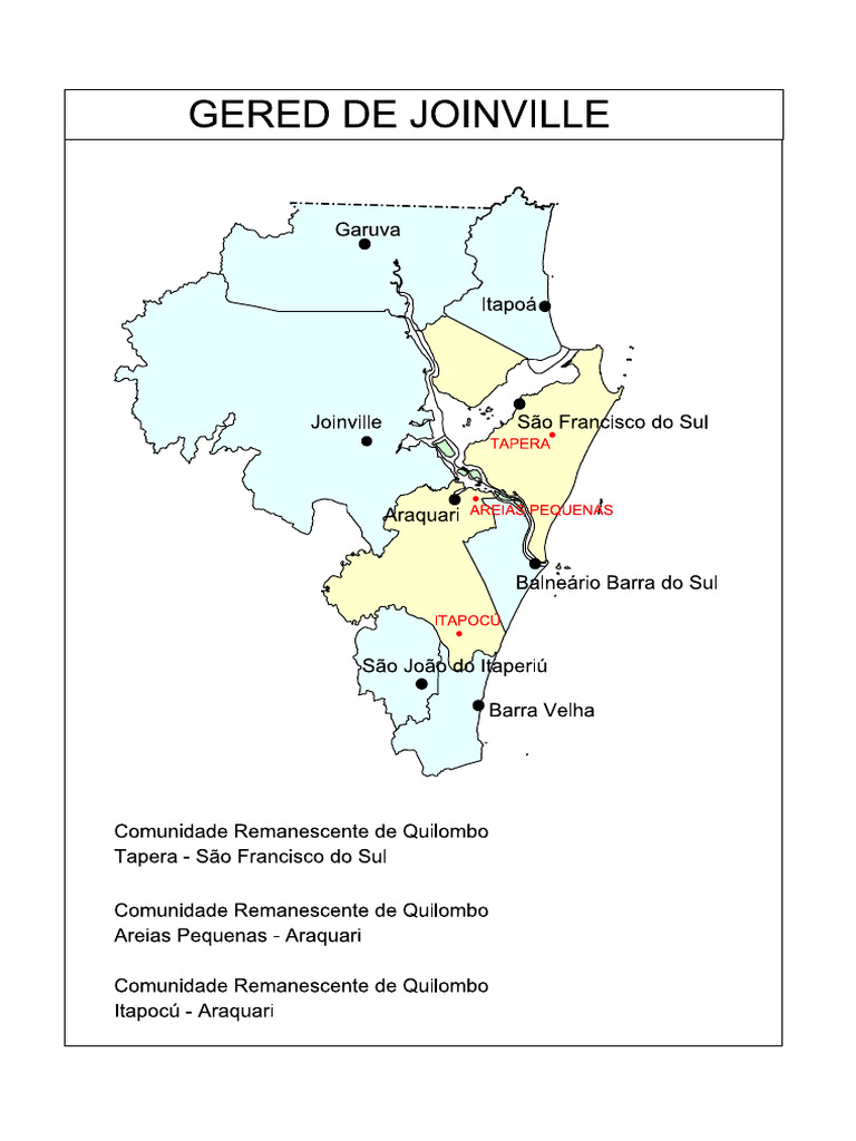Mapa Joinville CRQ | PDF