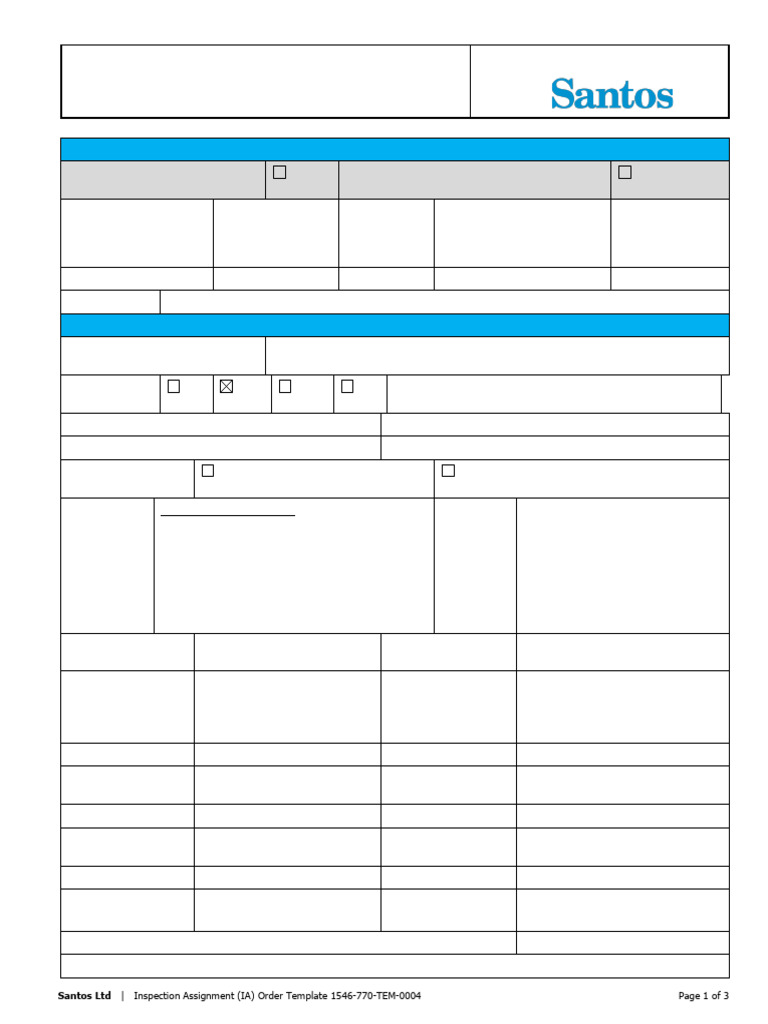 48000135-10-003 Inspection Assignment Order | PDF