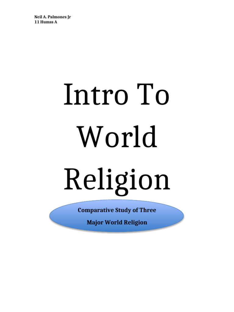 Comparative Study of Major Religions | PDF | Ummah | Prophets And ...