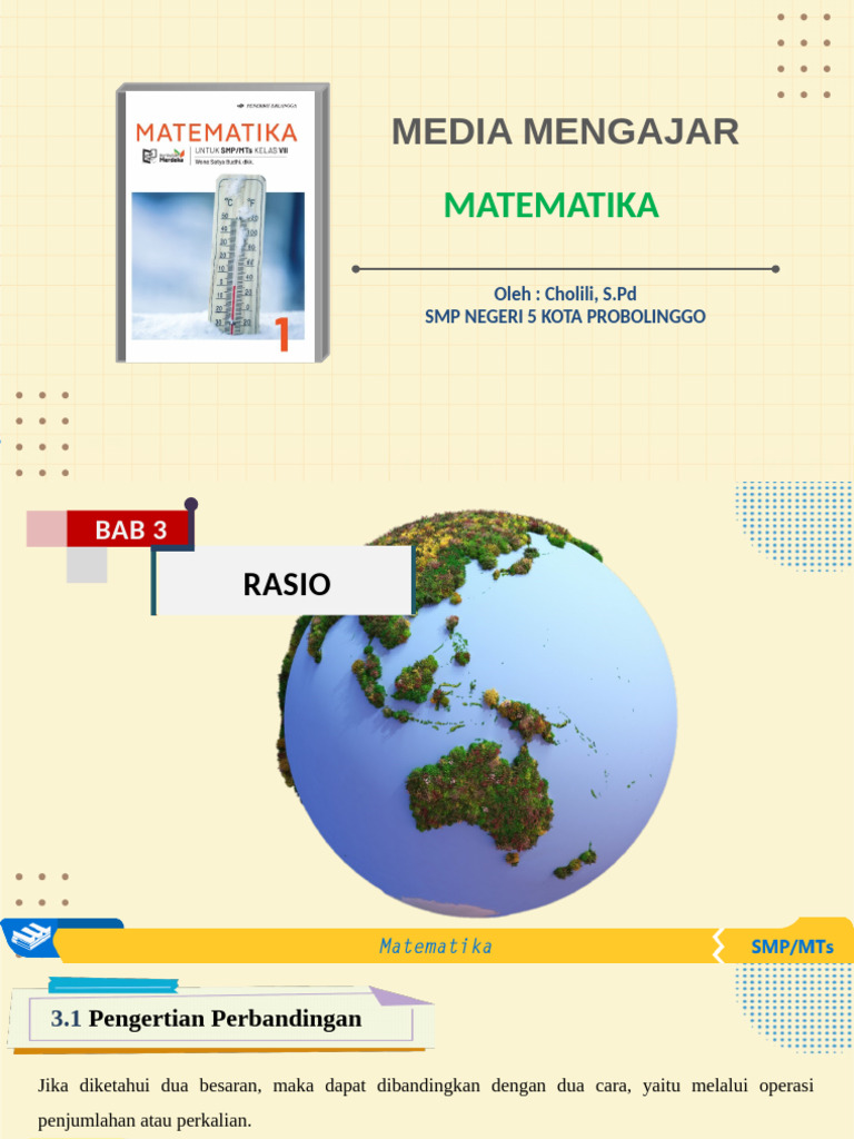 Rasio dan Perbandingan dalam Matematika | PDF