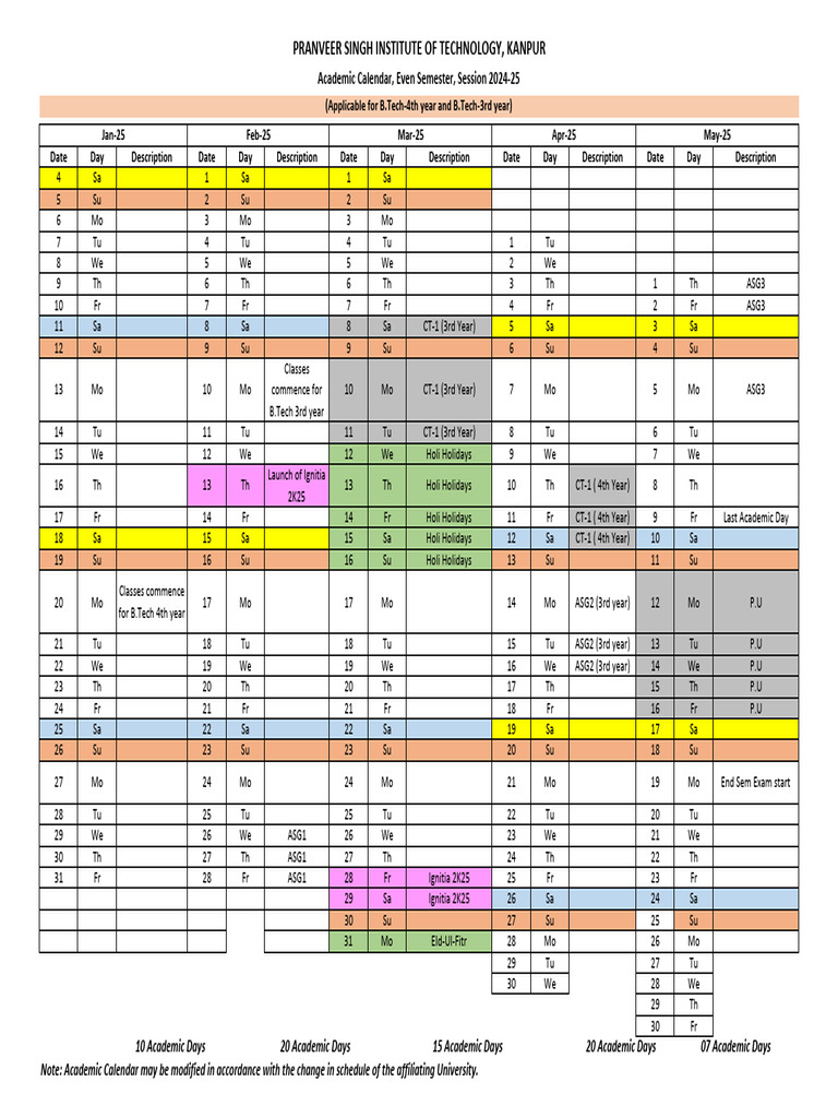 Academic Calendar 2024-25 Overview | PDF | Academic Term | Educational ...
