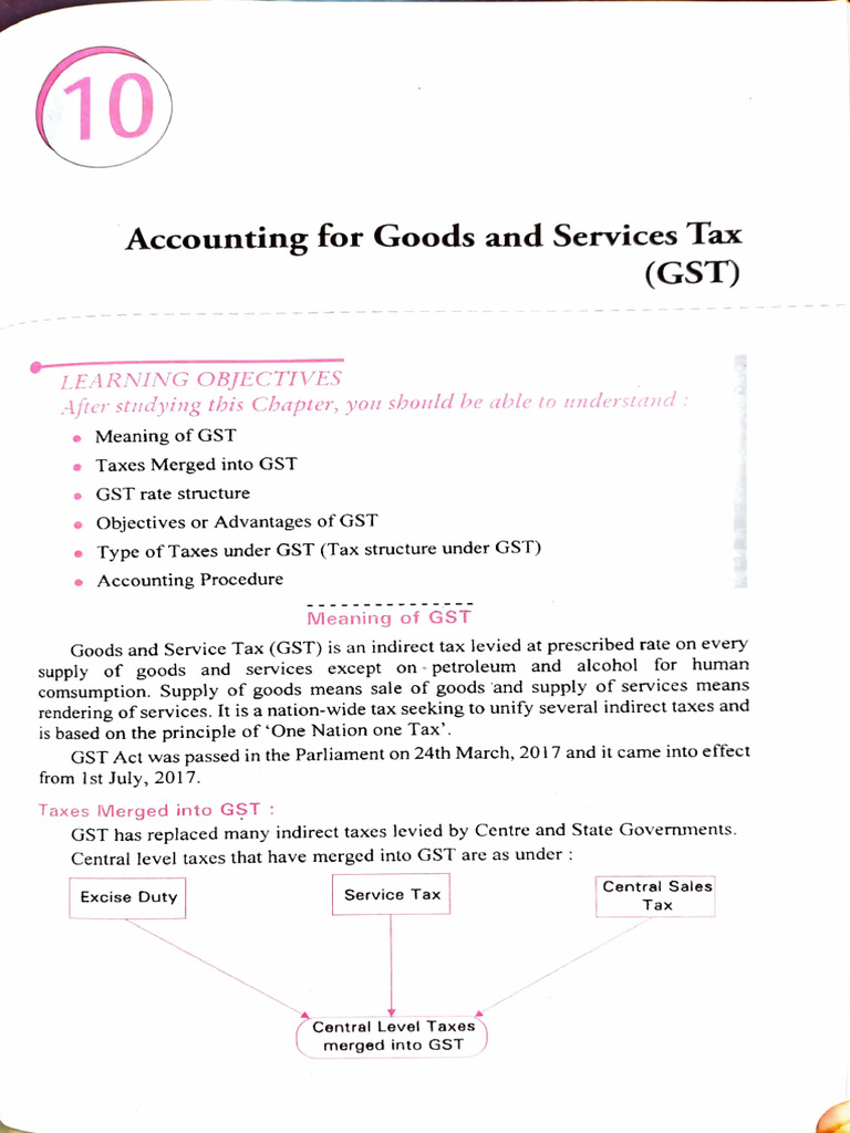 Accounting For Goods and Services Tax (GST) | PDF | Value Added Tax | Taxes
