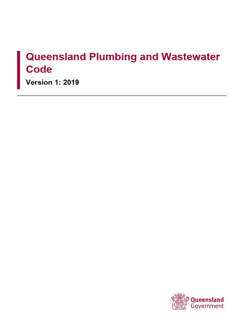 Queensland Plumbing and Wastewater Code 2019 | PDF | Sanitary Sewer ...