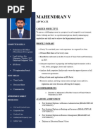 Advocate Resume Sample India | PDF | Advocate | Lawyer