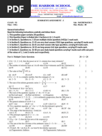Mathematics Fill-in-the-Blanks Quiz | PDF | Mathematical Concepts ...