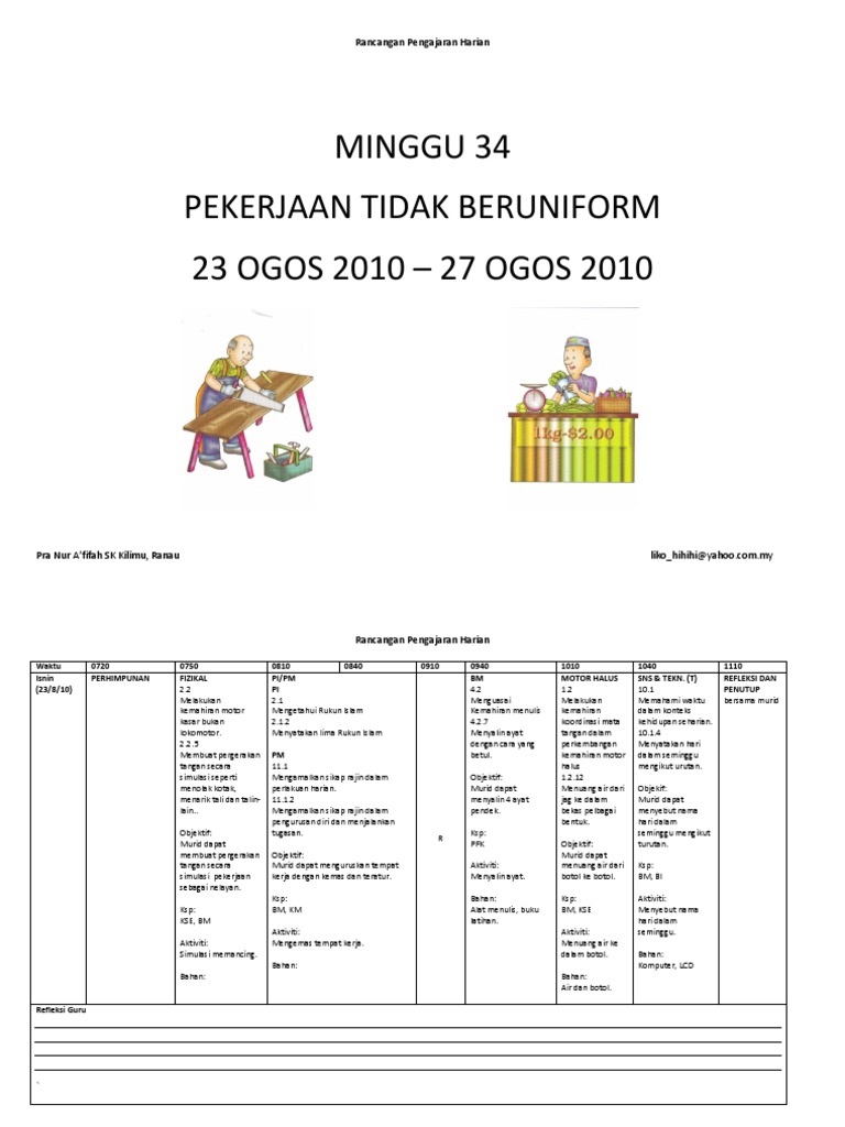 Rph Pekerjaan Tidak Beruniform Pdf