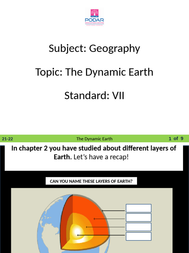 Understanding Earth's Dynamic Plates | PDF | Plate Tectonics | Earth ...