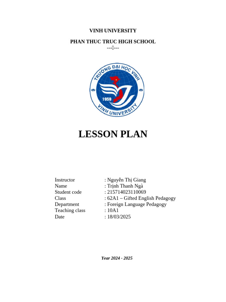 Lesson Plan: Online Learning Discussion | PDF | Educational Technology ...